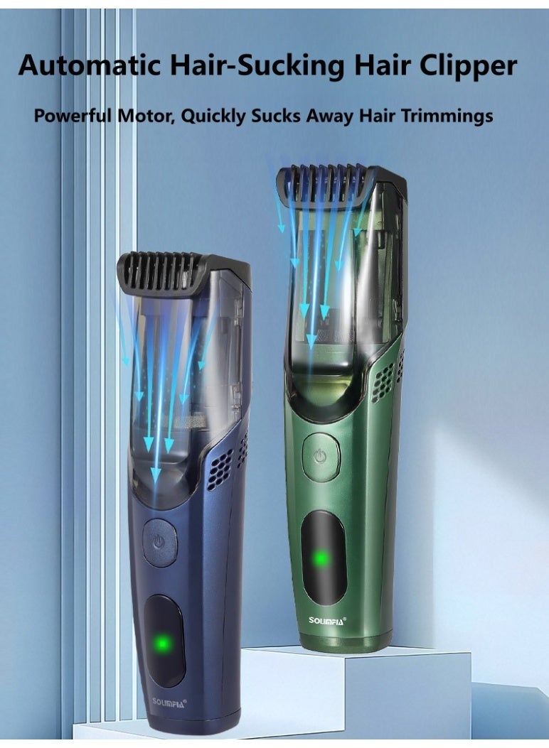 Solimpia Turbo Hair Clipper | 90% Effective Hair Collection | 1-20mm Precise Adjustment | IPX6 Fully Washable | Low Noise - Image 2